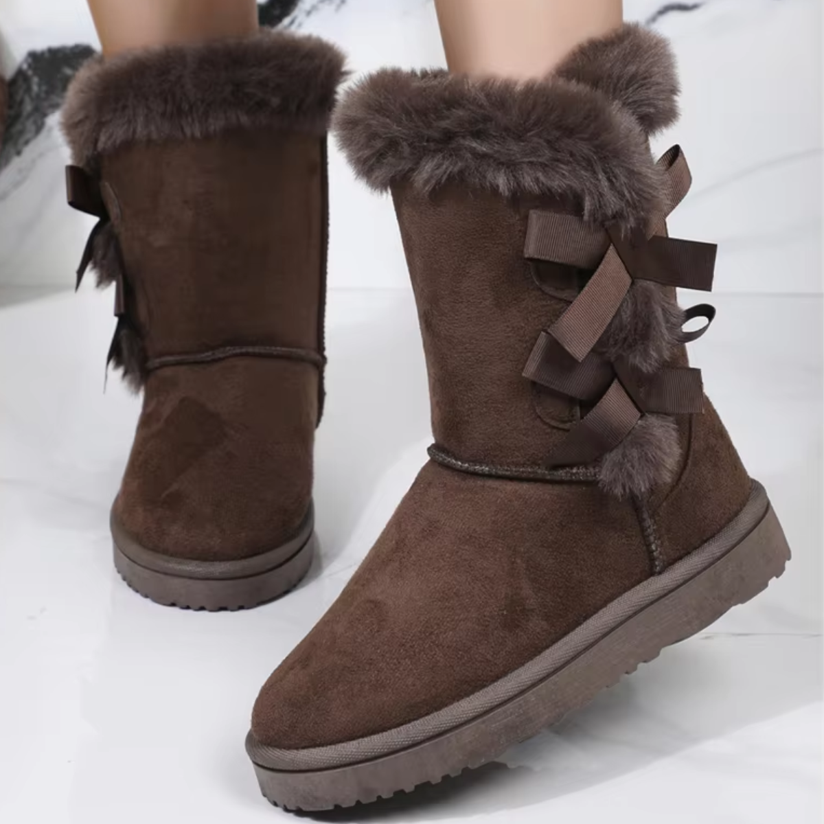 IVY - Botas de invierno forradas con acabado de pelo