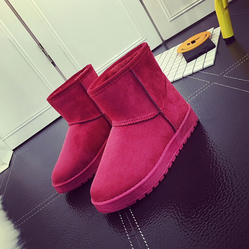 AMY - Botas de invierno antideslizantes con forro cálido para niñas