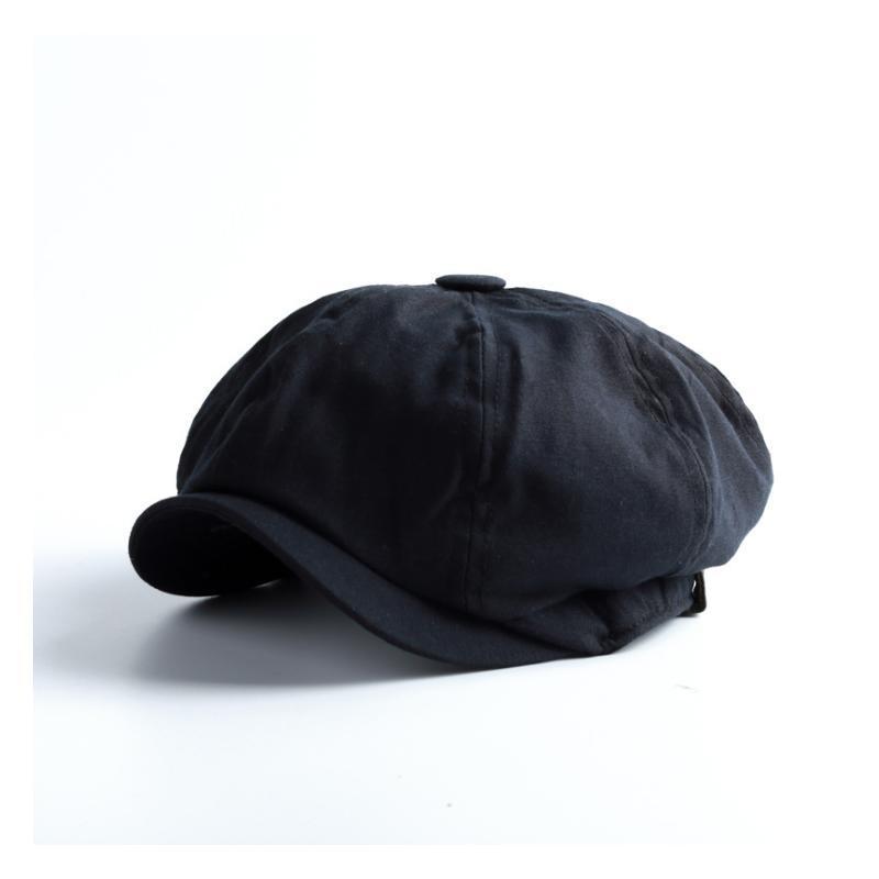 HUGO - Boina vintage retro estilo flatcap para hombre