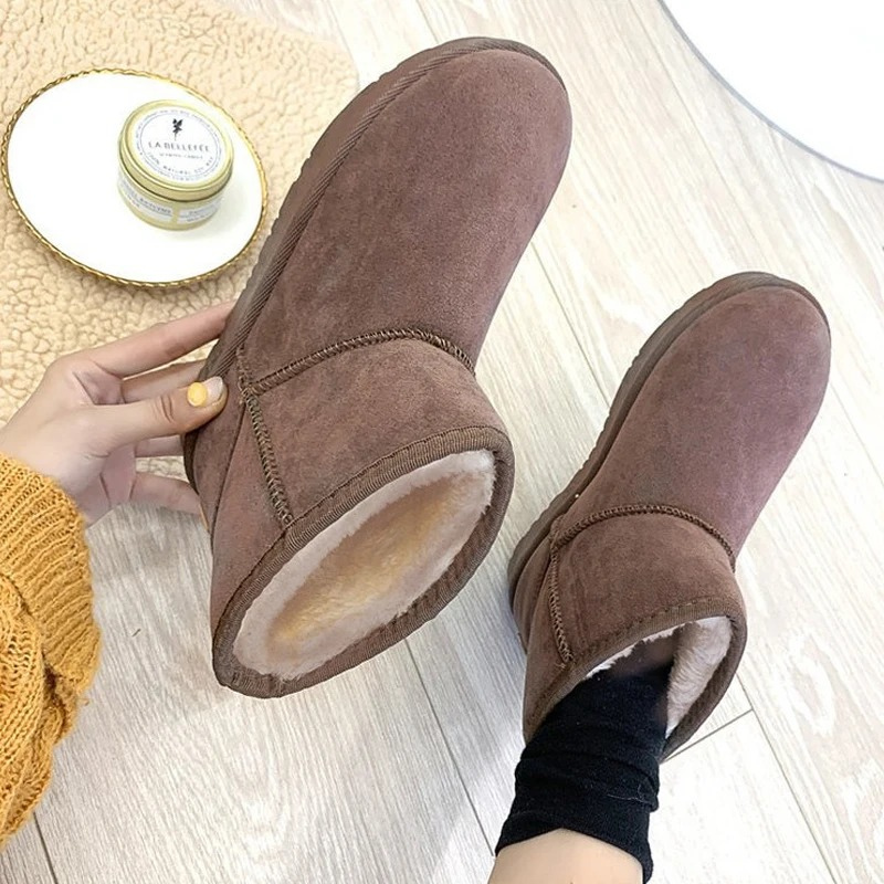 AMY - Botas de invierno antideslizantes con forro cálido para niñas