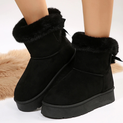 ALINA - Botas de invierno ligeras con puntera redonda y forro suave