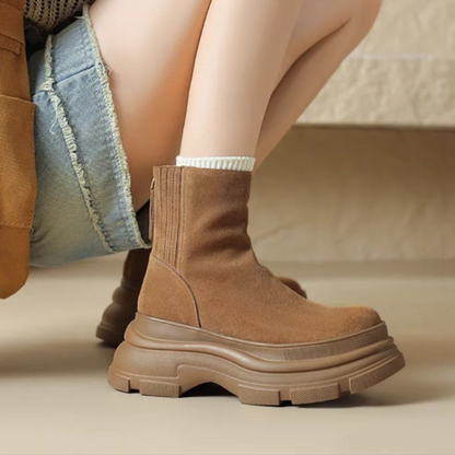 ONA - Botas Chelsea con plataforma y elástico en el tobillo para mujer