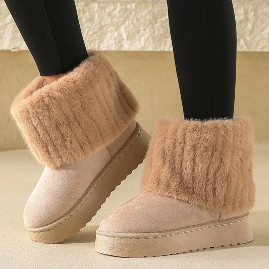 CLARA - Botas de invierno altas con suela antideslizante y forro transpirable para niñas