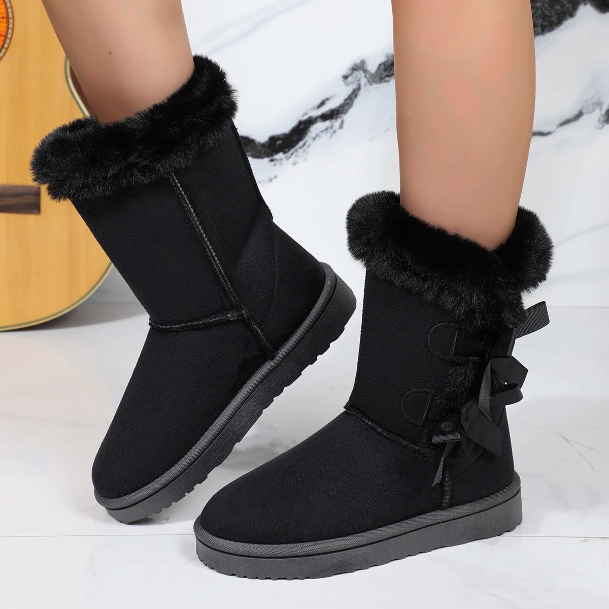 IVY - Botas de invierno forradas con acabado de pelo