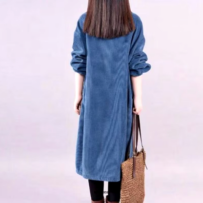 INES - Vestido de invierno oversize para mujer