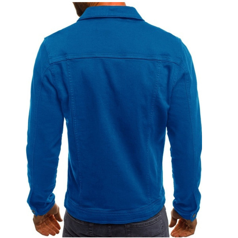 LEIF - Chaqueta vaquera de ajuste relajado para hombre