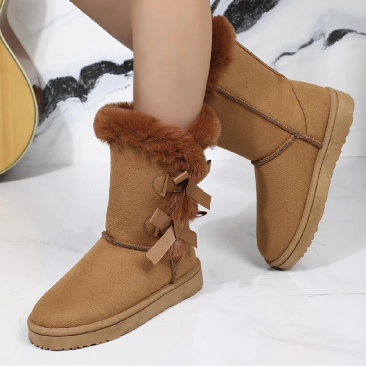 IVY - Botas de invierno forradas con acabado de pelo