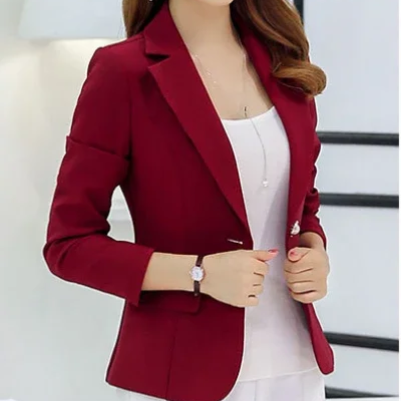 MIRALDA - Blazer elegante de corte slim fit para mujer