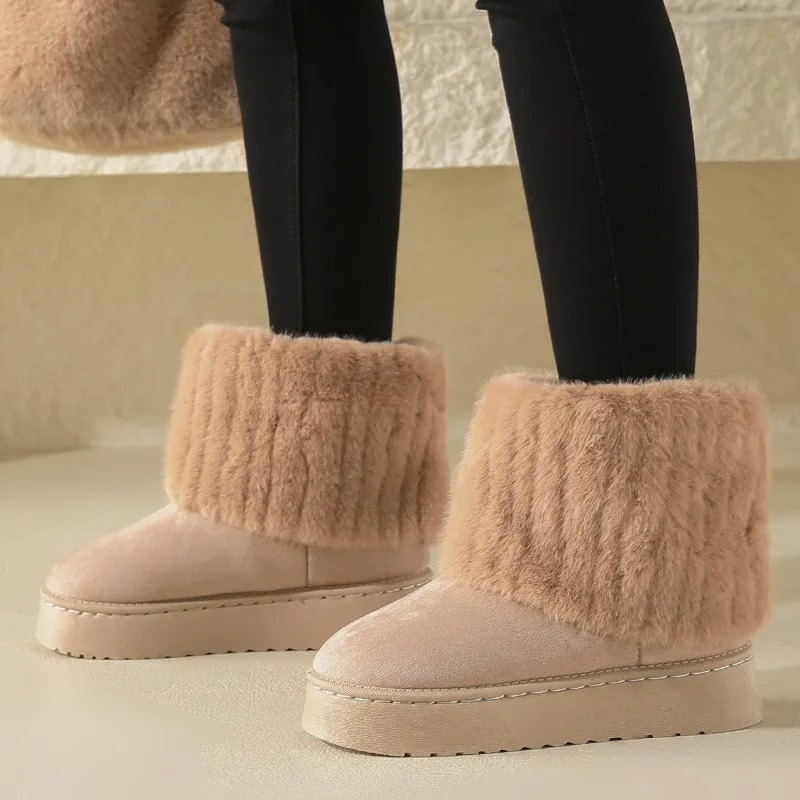 CLARA - Botas de invierno altas con suela antideslizante y forro transpirable para niñas