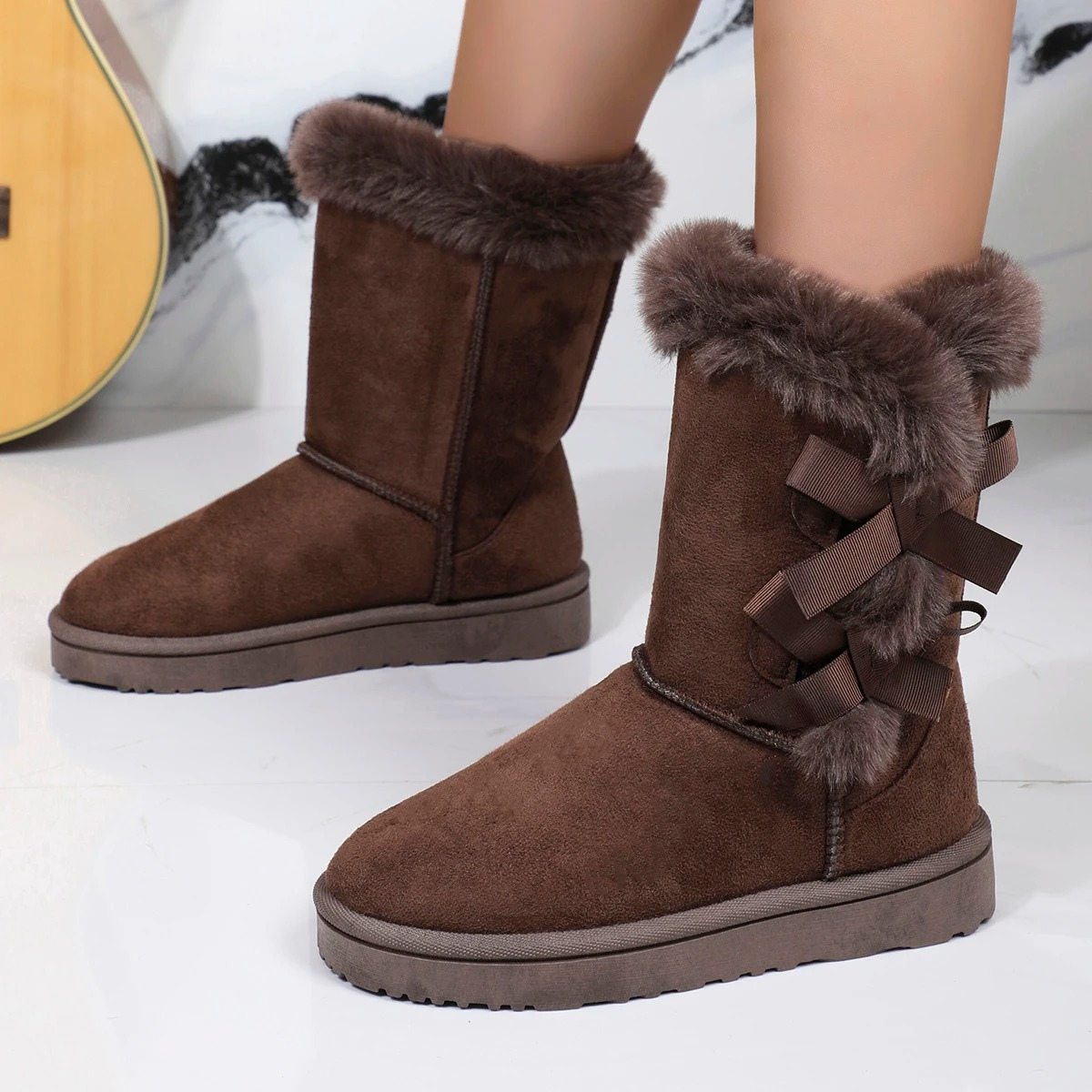 IVY - Botas de invierno forradas con acabado de pelo