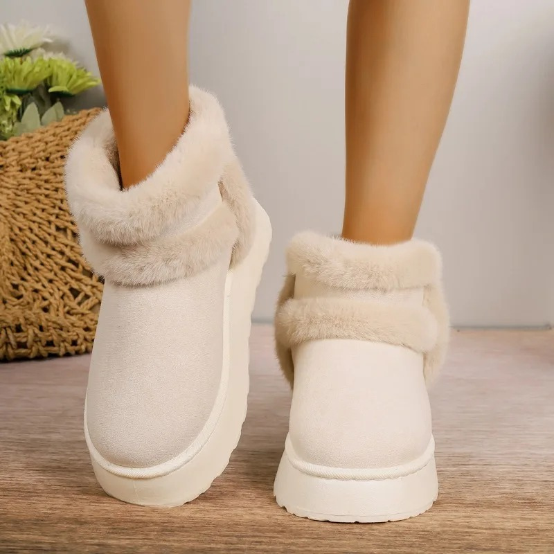 ELSA - Botas de invierno con suela gruesa y forro cómodo