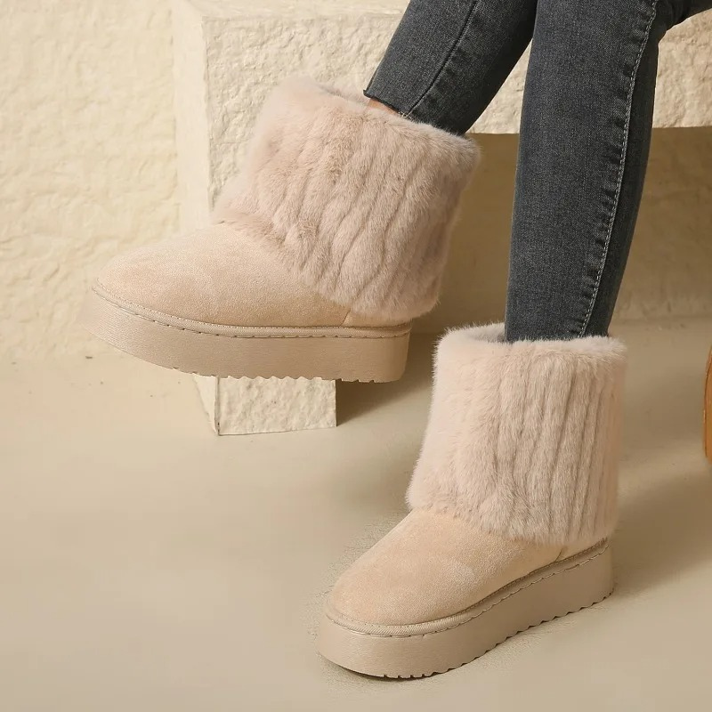 CLARA - Botas de invierno altas con suela antideslizante y forro transpirable para niñas