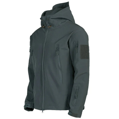 VIGGO - Chaqueta de supervivencia impermeable para exteriores para hombre