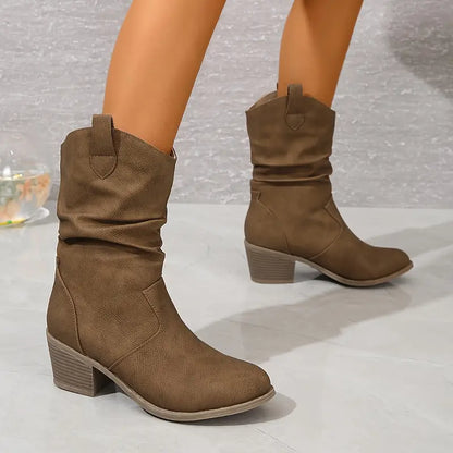 CELINE - Botas de cuero elegantes para mujer