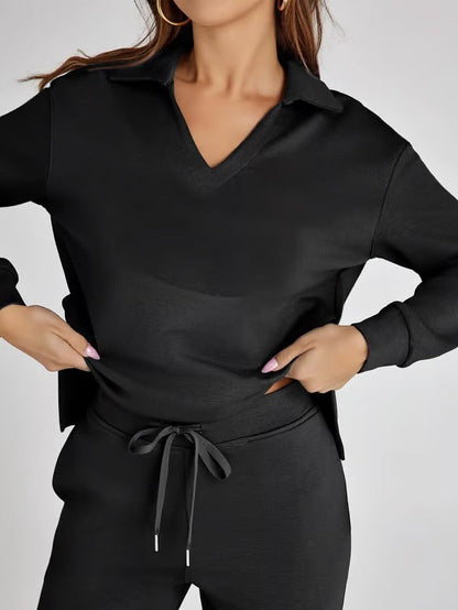 Conjunto lounge de dos piezas para mujer con tacto suave y estilo relajado – LYANA Softwear