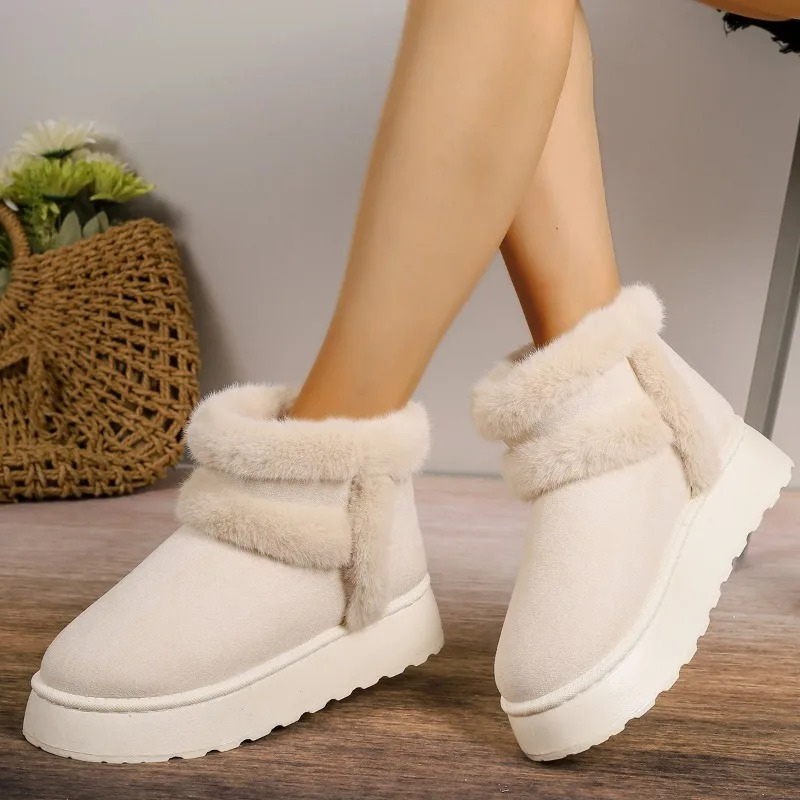 ELSA - Botas de invierno con suela gruesa y forro cómodo