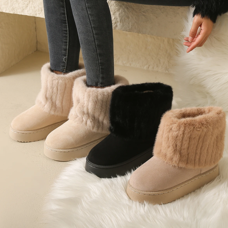 CLARA - Botas de invierno altas con suela antideslizante y forro transpirable para niñas