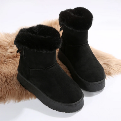 ALINA - Botas de invierno ligeras con puntera redonda y forro suave