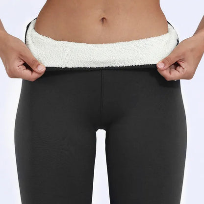 BRYONY - Legging térmico de talle alto con forro polar para mujer