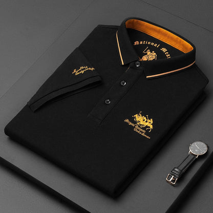 ASPER - Polo elegante con bordado para hombre