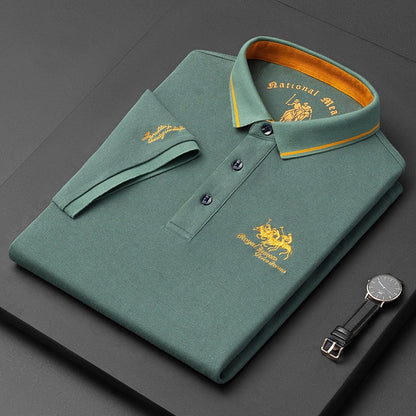 ASPER - Polo elegante con bordado para hombre