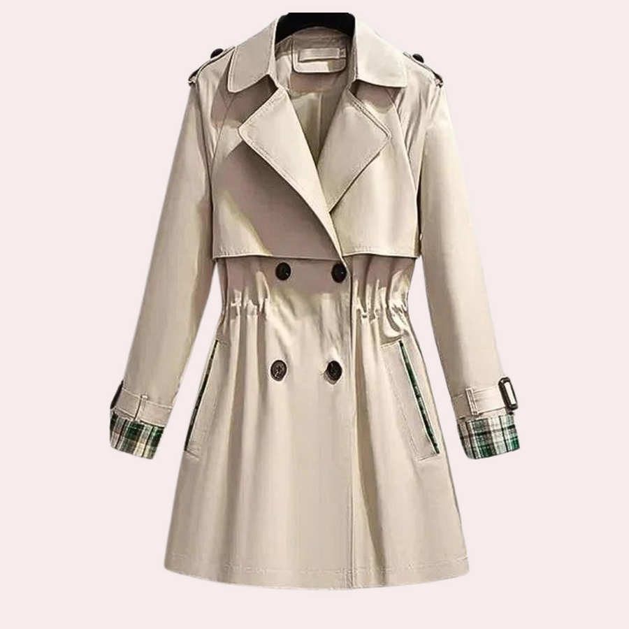 ALINA - Abrigo trench elegante para mujer