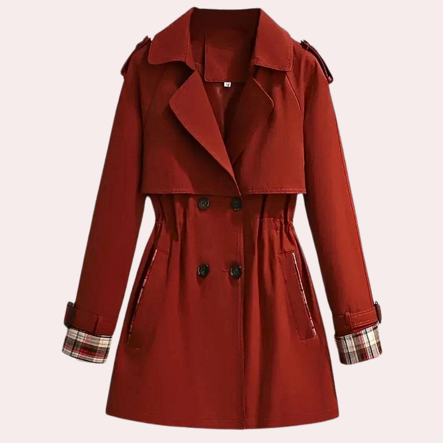 ALINA - Abrigo trench elegante para mujer