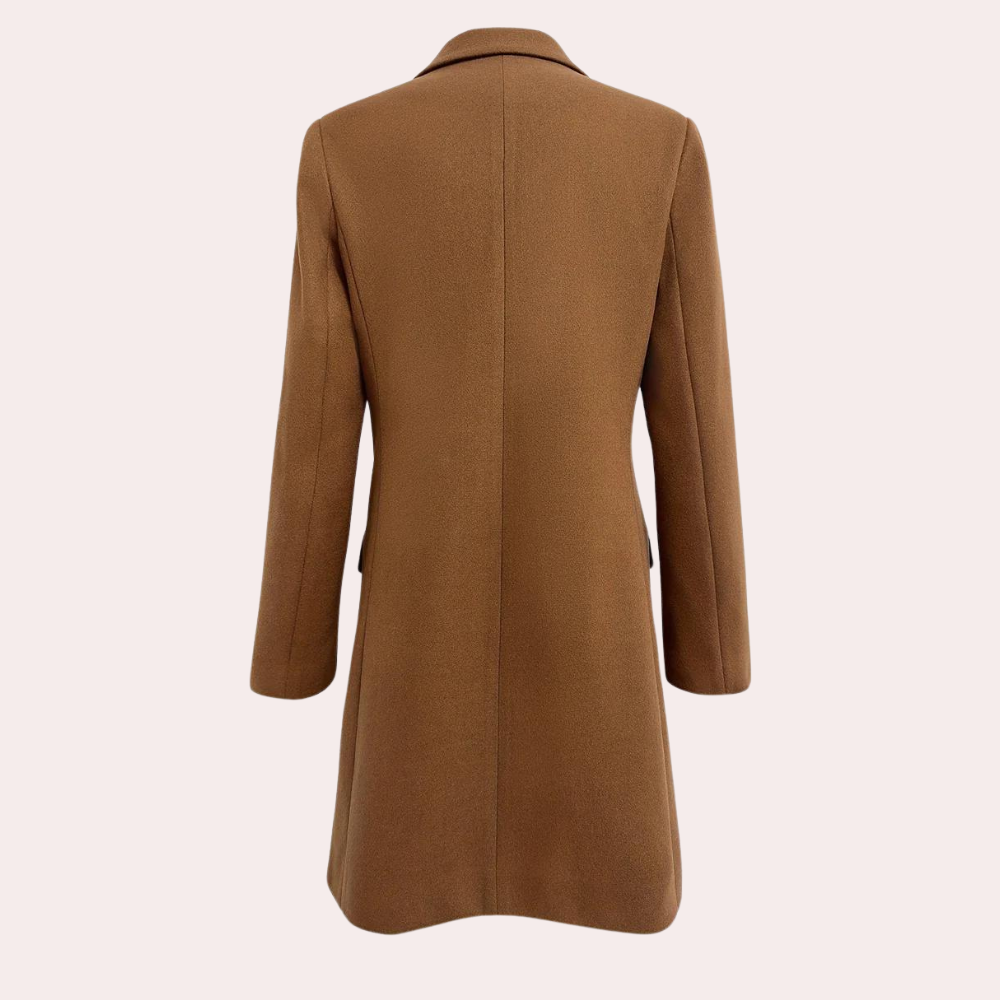 SABELA - Abrigo trenchcoat largo moderno de invierno para mujer