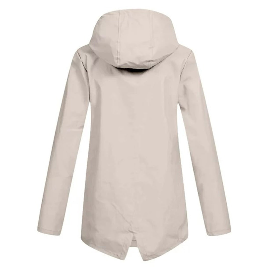 LORELEI - Chaqueta impermeable con cremallera y capucha para mujer