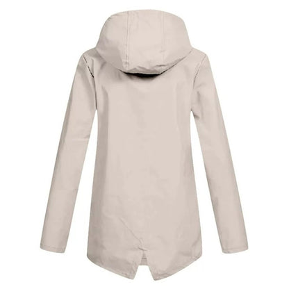 LORELEI - Chaqueta impermeable con cremallera y capucha para mujer