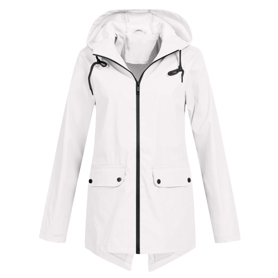 LORELEI - Chaqueta impermeable con cremallera y capucha para mujer