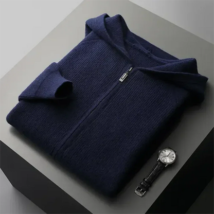 JAN - Sudadera con capucha y cremallera para hombre