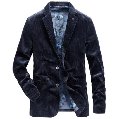 Americana de pana con forro floral para hombre – TÉO