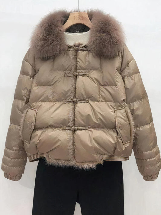 LIVIA - Abrigo de invierno grueso y acolchado para mujer