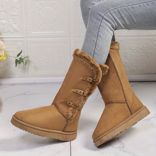 AURORA – Botas forradas con felpa para mujer