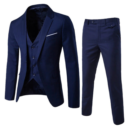 STUART - Traje clásico slim fit para hombre