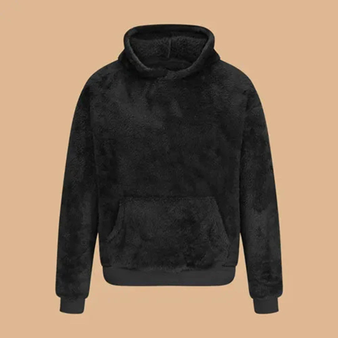 MILO - Sudadera de invierno con capucha y mangas largas para hombre