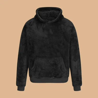 MILO - Sudadera de invierno con capucha y mangas largas para hombre