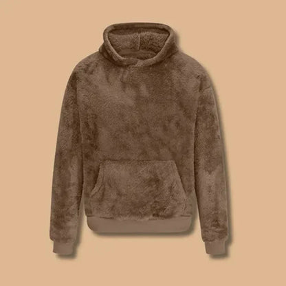 MILO - Sudadera de invierno con capucha y mangas largas para hombre