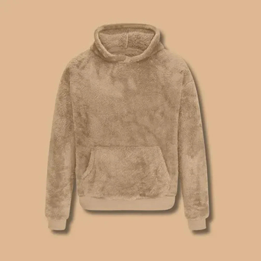 MILO - Sudadera de invierno con capucha y mangas largas para hombre