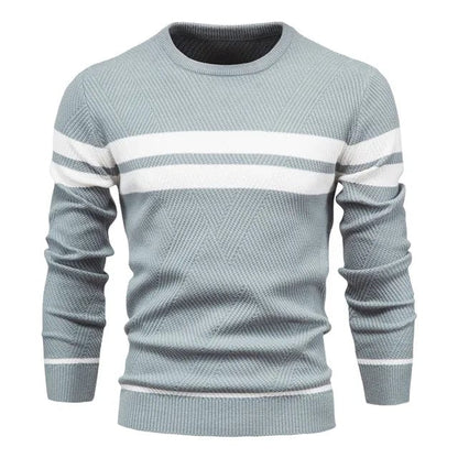 LUCAS - Jersey de punto slim fit para hombre