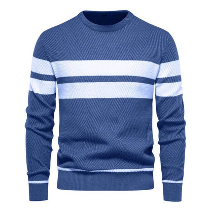 LUCAS - Jersey de punto slim fit para hombre