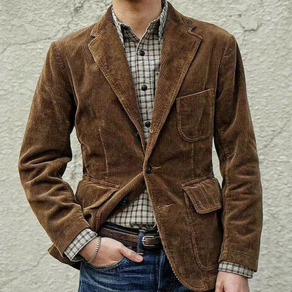 CLIFF - Chaqueta vintage de pana para hombre