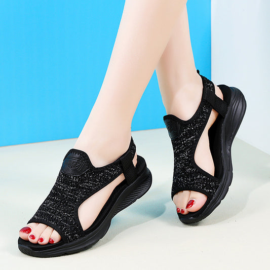 Valeria - Sandalias Planas Mujer Ultra-ligeras para Playa con Suela Suave | Sandalias de Mujer Verano