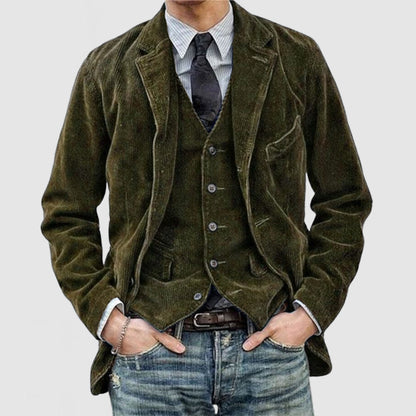 CLIFF - Chaqueta vintage de pana para hombre