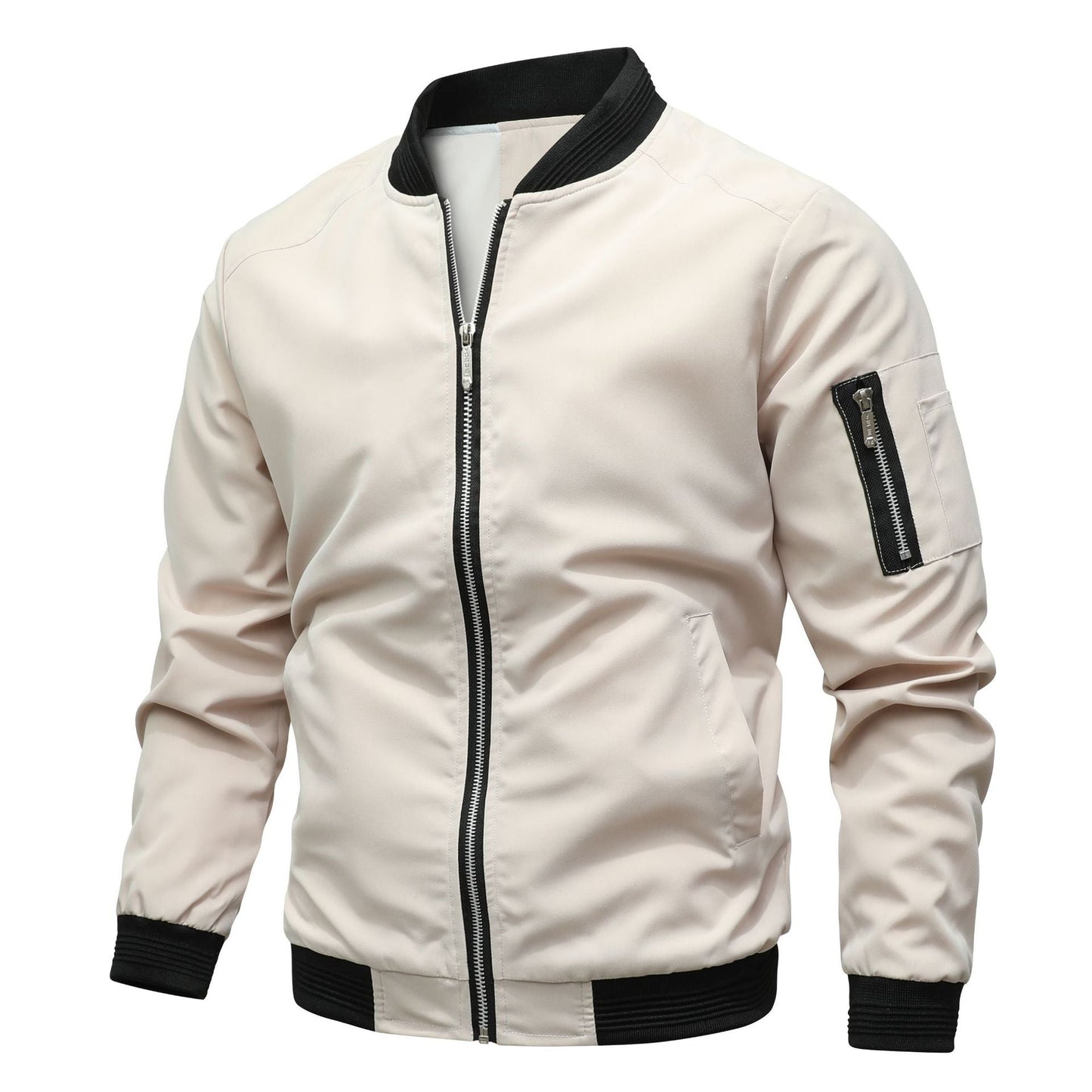 ROARKE - Cazadora bomber con cremallera para hombre