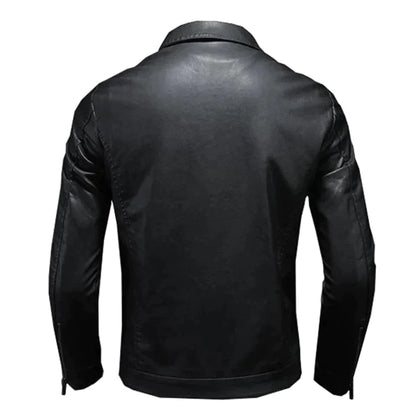 BJORN - Chaqueta de cuero moderna para hombre