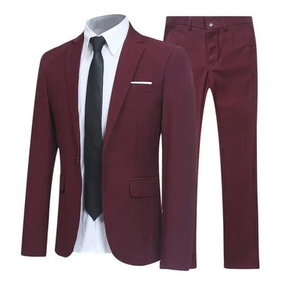 LEANDRO - Conjunto de chaqueta blazer y pantalón elegante para hombre