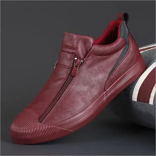 DANIEL - Zapatillas casuales para hombre con cremallera