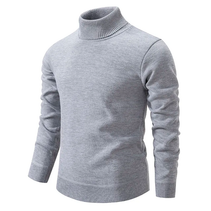 GASPAR - Jersey de cuello alto para hombre con ajuste entallado